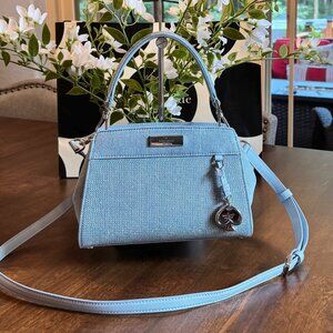 Kate Spade New York Madison Studded Denim Small Top Handle Satchel Crossbody